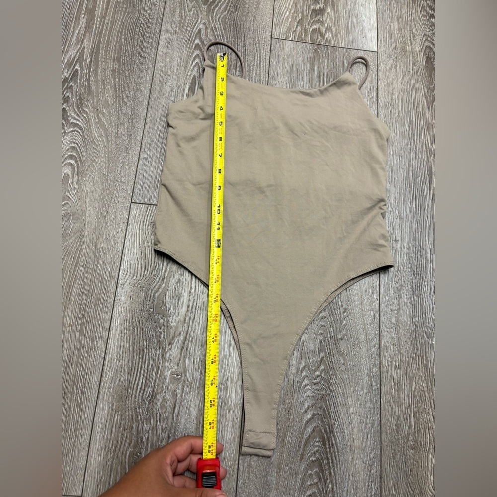 Rita Ora Beige Bodysuit